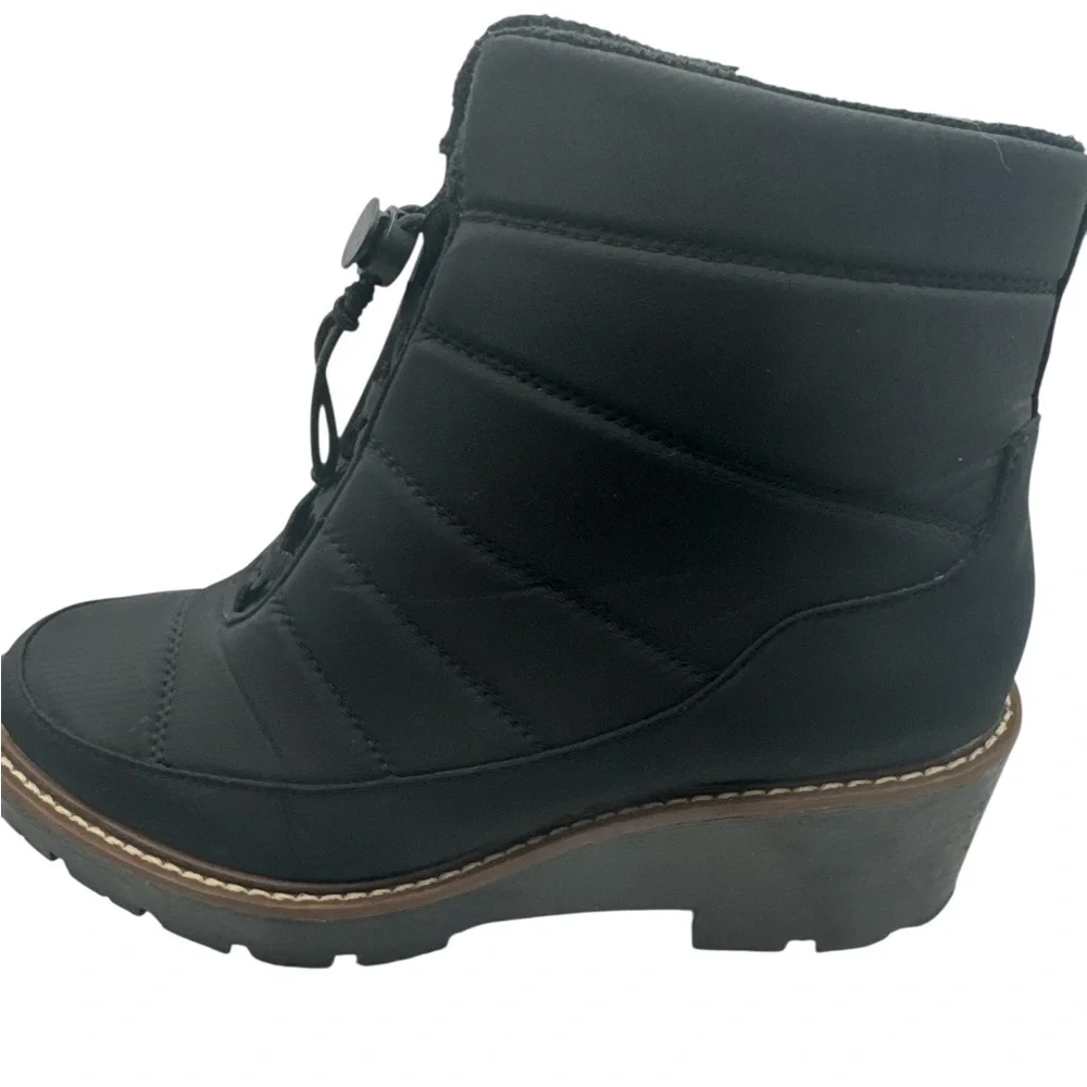 Blondo Daisy Size‎ 6.5 Black Waterproof Quilted Ankle Boots Snow Rain